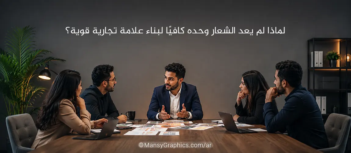 لماذا لم يعد الشعار وحده كافيًا لبناء علامة تجارية قوية؟