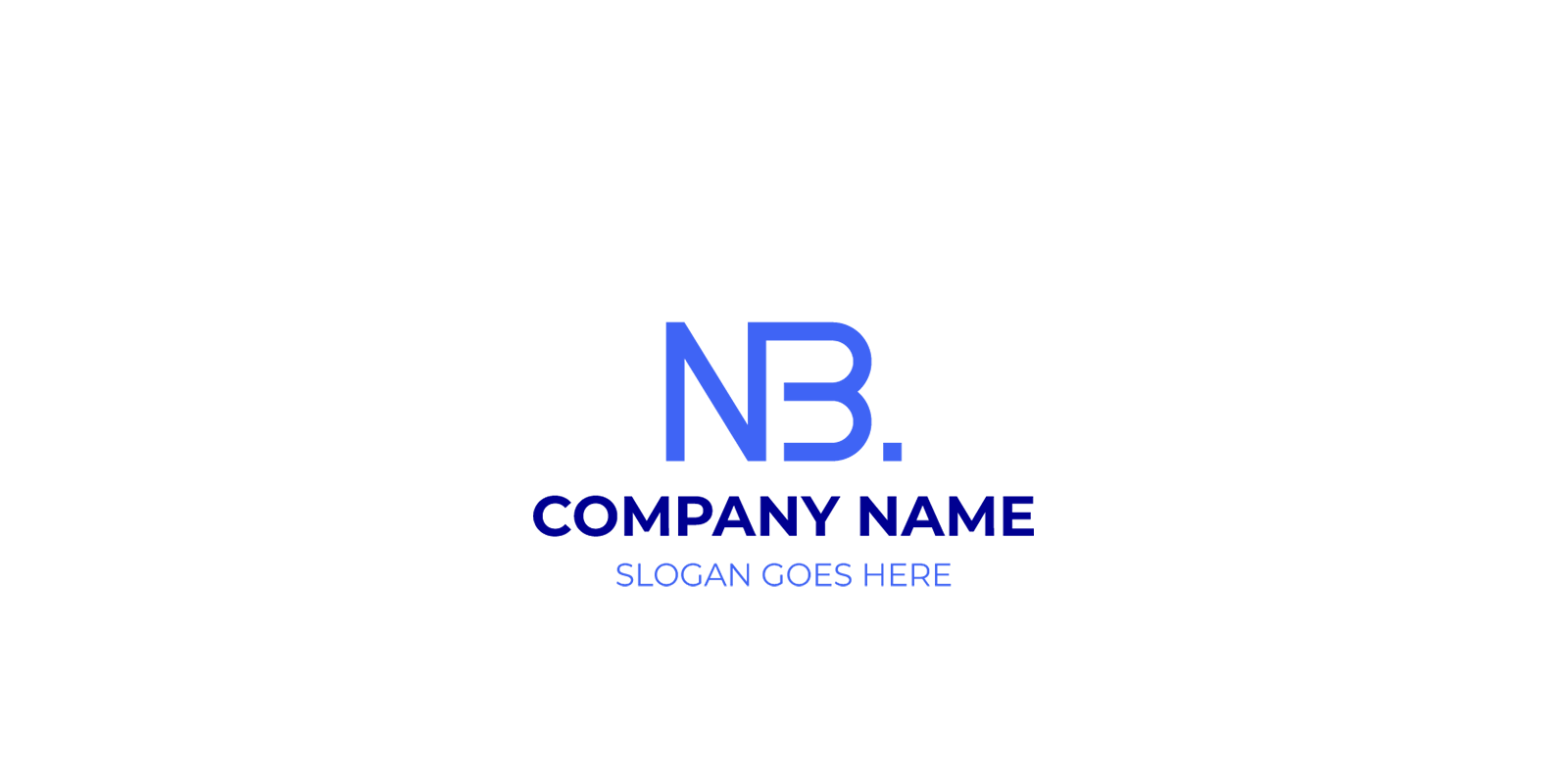 NB Logo modern branding ideas for unique identity