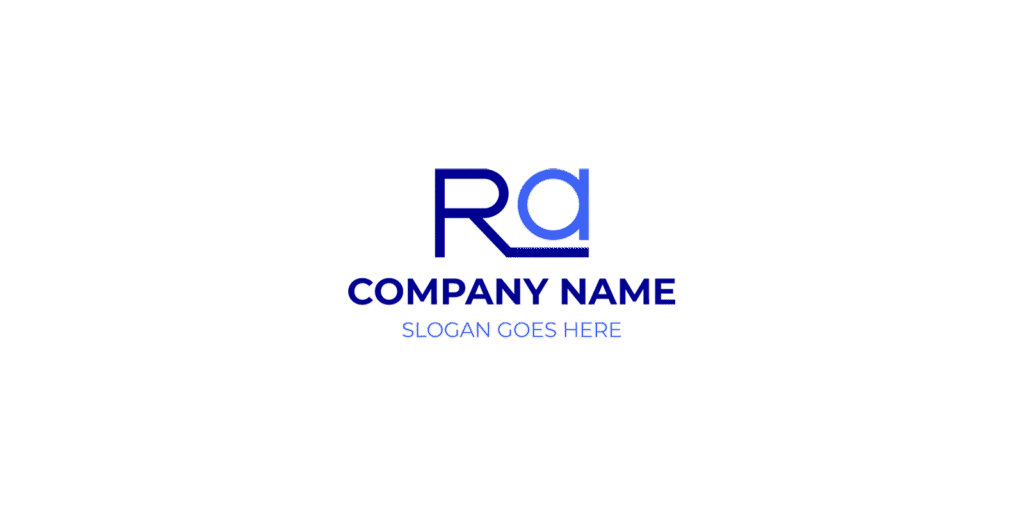 RA Logo design inspiration for modern and creative branding