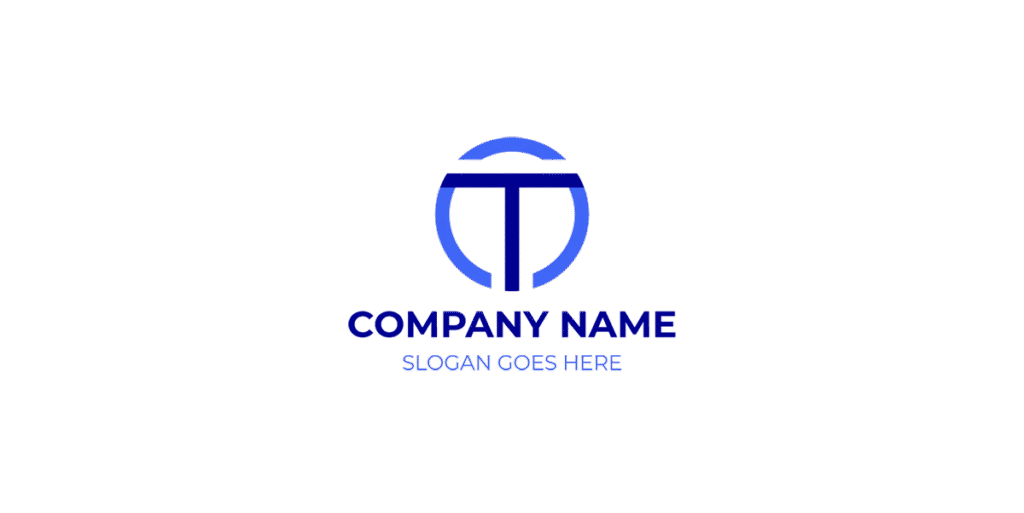 T Minimal Logo Free Modern Design Concept for Creative Branding