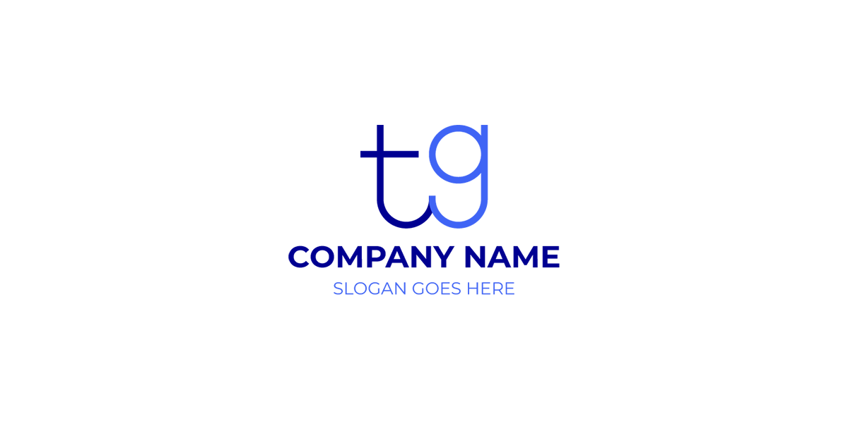 TG Logo Free Exclusive Design for Creative and Modern Branding