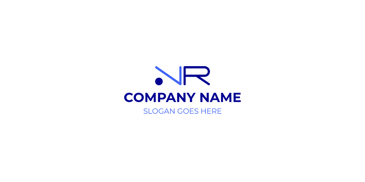 VR Logo Design - Exclusive Concept for Modern Creative Brands