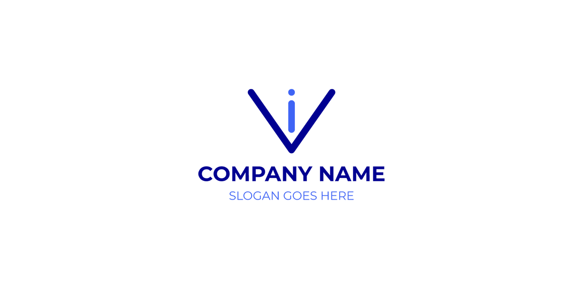 Vi Logo Free Design for Unique and Modern Brand Identity